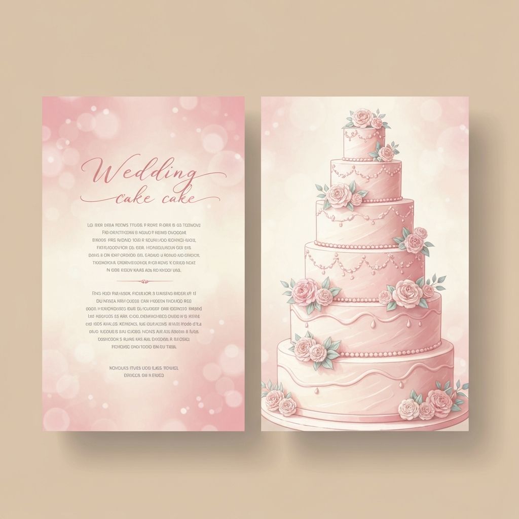 Sweet Love wedding invitation design